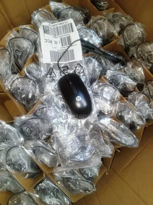 Original Hp Wired Usb Optical Mouse Black - 672654-001