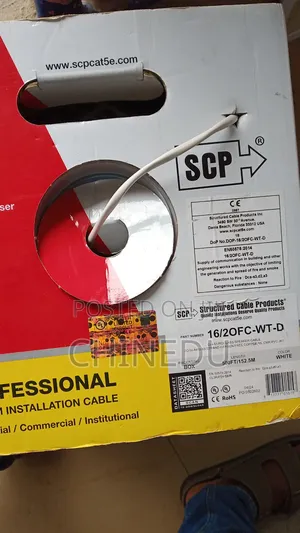 Speaker SCP Cat5 Network Cable
