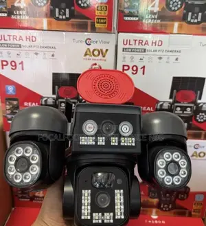 4-Lens Ai Solar Security Camera With Built-in 4g Esim