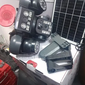 4-Lens Ai Solar CCTV Camera – 4g Wireless Security Camera With Solar