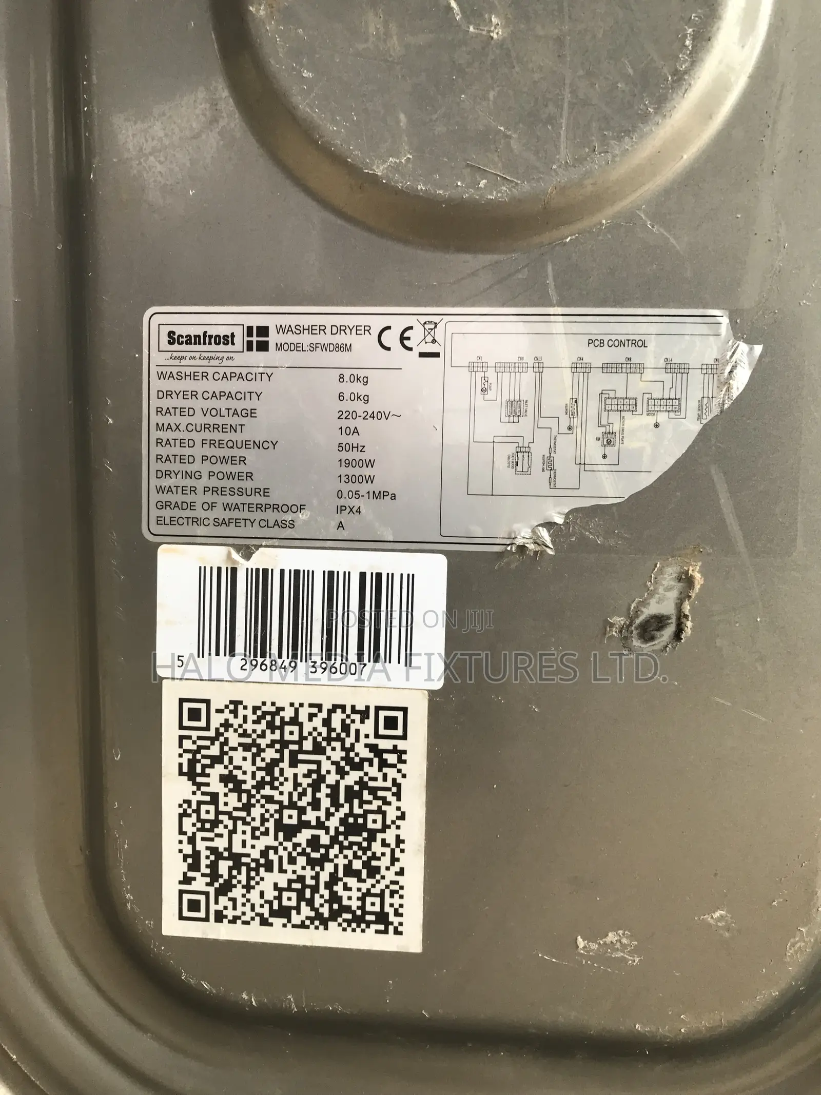 Scanfrost Automatic Washing Machine.