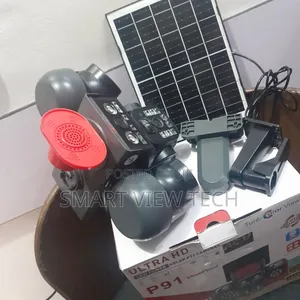 Dome Four Lens 4g Solar CCTV Camera – Wireless Outdoor PTZ Security