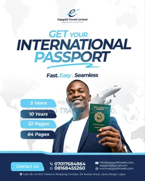 Get Your International Passport- Fast, Easy Seamless.
