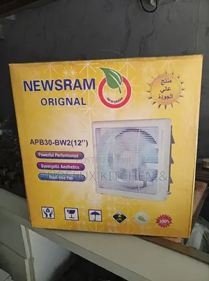 Newsram Original 12 Inch Wall Exhaust Fan Apb30-Bw2 | Rust-Free`