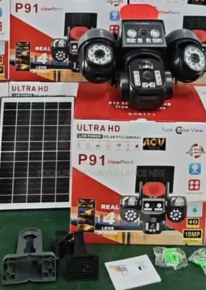 4-Lens Ai Solar Security Camera With Built-in 4g Esim