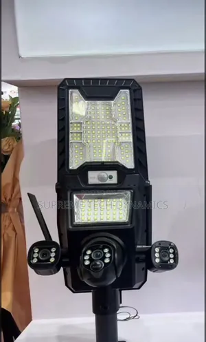 All in One Solar Street Light With 3 Lens Camera