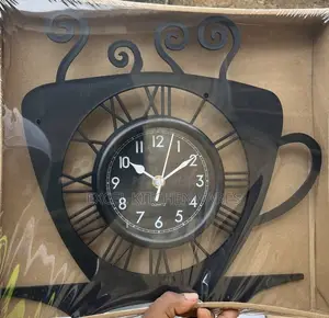 Coffee Shaped Wall Clock