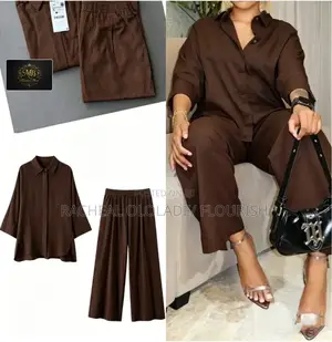 Elegant 2 Pieces Women Trouzer Wear