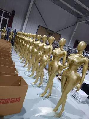 Rebecca Full Body BBL Female Mannequin Mixed Material Gold