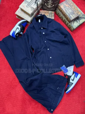 Quality Denim Straight Cut Up and Down Jeans
