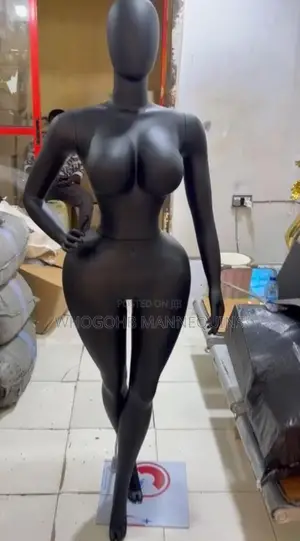 Rebecca Matte Black Mixed Material BBL Female Mannequin