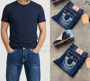 Quality True Religion Straight Cut Jeans Trousers