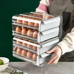 2-Layer Drawer-Style Egg Container