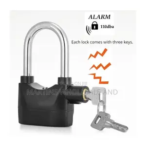 185 Anti-Theft Security Padlock Features a Smart Alarm System to Prote