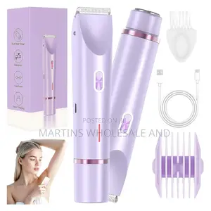 Electric Shaver Is a 2-in-1 Tool Designed for Painless Hair Removal
