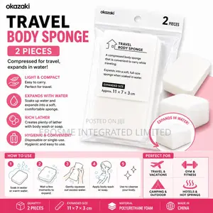 Travel Body Sponge ( 2 Pcs )