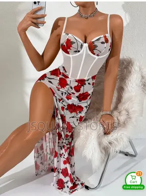 Quality 2piece Floral Mesh Lingerie. Available in Size 12 14 16