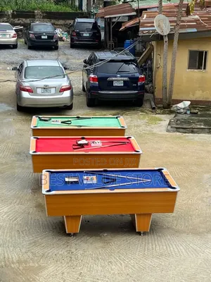 7ft Local Made Snooker With Accessories Comes in Different Colors