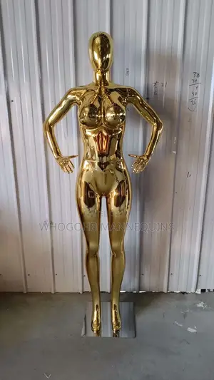 Gold Chrome Female Mannequin Size 10