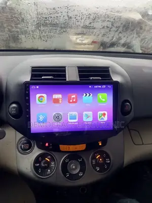 Toyota Rav4 2008/2010 Model Android Screen With Ac Vent Chrome