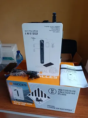 Hicces 300w Rechargeable Solar Generator With Lifepo4 Battery