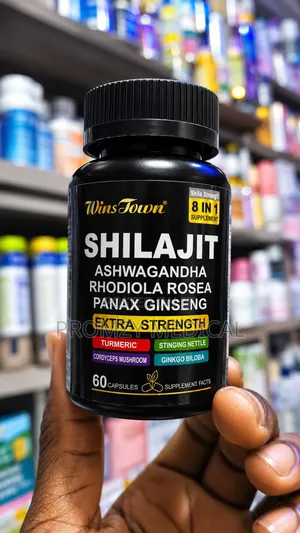 Shilajit Ashwagandha 8 in 1 Supplement