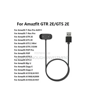Amazfit GTR 2e, GTS 2e/ T-Rex Pro Watch Charger (Usb)
