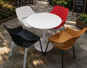 Vibrant 4-Seater Outdoor Dining Set.