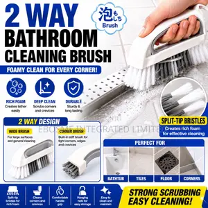 2 Ways Bathroom Cleaning Brush