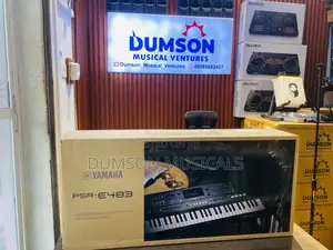 Yamaha PSR-E483 61-Key Touch-Sensitive Portable Keyboard