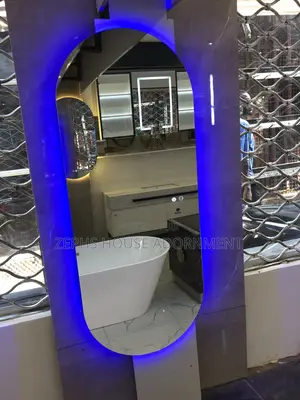 Full Length Mirror With Multiple Light Colors