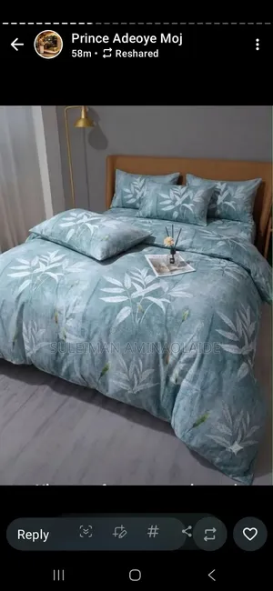 Duvet Bedsheets and Pillows Cases