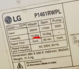 Lg 13kg Twin Tub Washing Machine