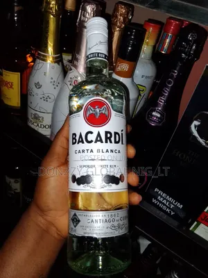 Bacardi White Rum by (12bottles)