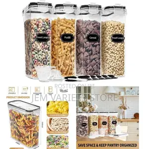 4in1 Acrylic Cereal Container (Cereal Storage Set Containers )