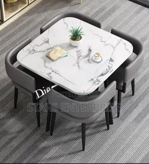 4 Seater Deluxe Marble Dining