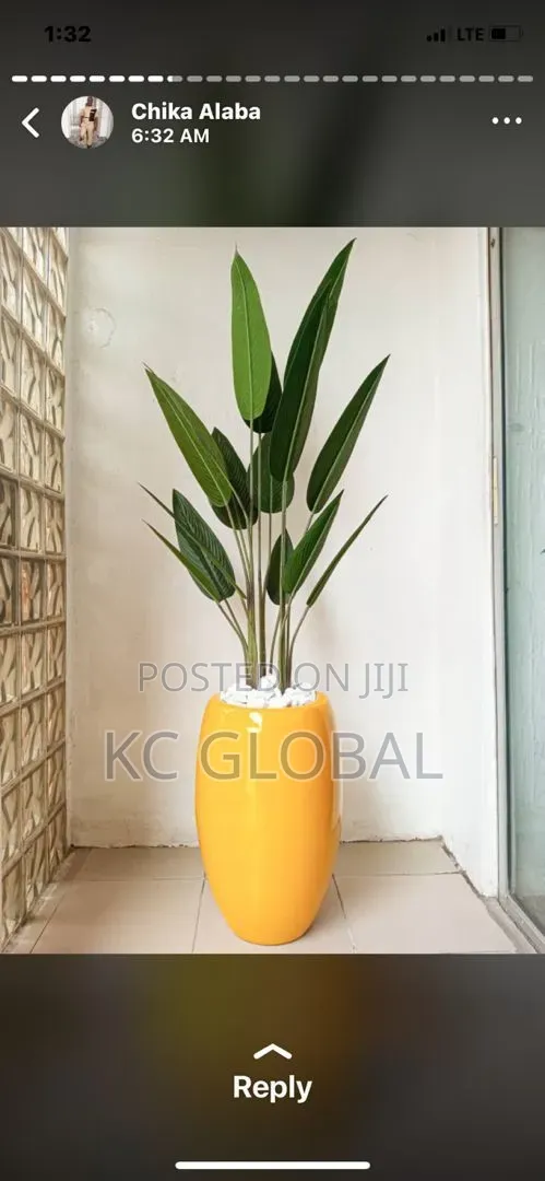 Artificial Flower and Vase Available