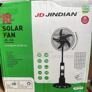 Jd Jindian 18 Inch Solar Rechargeable Fan