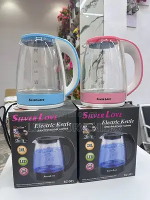 Silver Love Electric Kettle