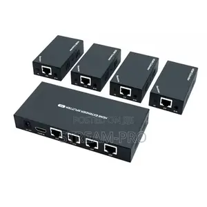 KVM 200mtrs 1 Transmitter (Tx) to 4 Receivers (Rx) Hdmi KVM Extender