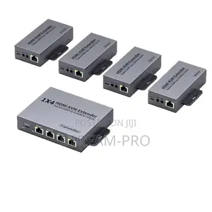 KVM 200mtrs 1 Transmitter (Tx) to 4 Receivers (Rx) Hdmi KVM Extender