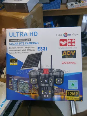 Ultra Hd Solar PTZ Camera.
