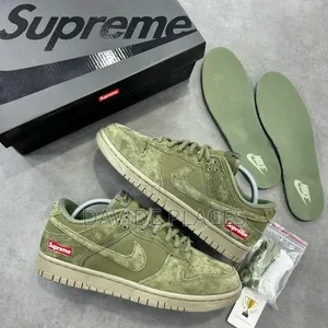 Original Nike Sb Dunk Low X Supreme Swade Unisex Sneakers