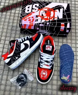 Original Nike Sb Dunk Low X Spider-Man Acros the Spider Verse Sneakers