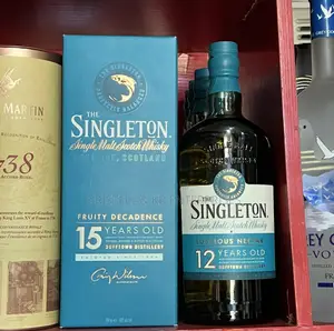 Original Singleton Single Malt Scotch Whiskey Fruity Decadence 15 Yrs