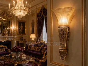 Gold Body Royal Wall Light