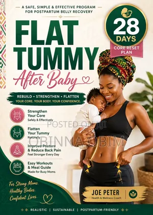 Flat Tummy After Baby _ Complete 28 Day Guide For New Mothers
