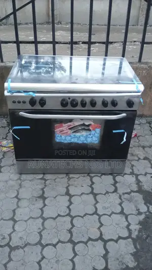 Scanfrost 60x90 Gas Cooker 6 Burner + Electric Oven + Grill Uk Used