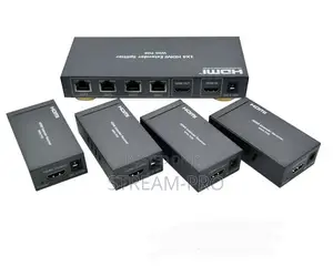 KVM 200mtrs 1 Transmitter to 4 Receivers Hdmi KVM Extender Splitter