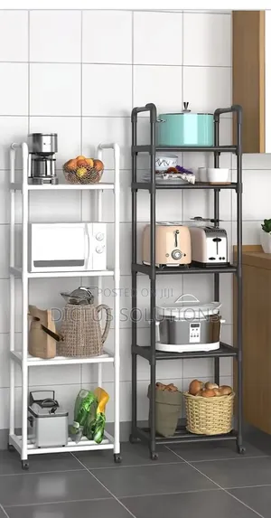 5 Layers Home and Kitchen Tier Storage Organizer Rack With Hangers